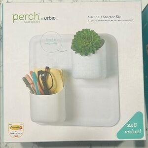 Perch by Urbio Magnetic Wall Organizer Kit